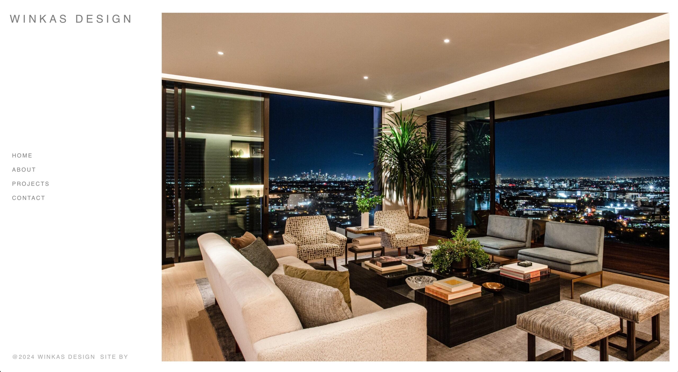 Screenshot of the first image in the slide show on the Winkas Design website. Click to visit at https://winkasdesign.com